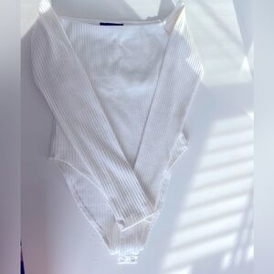 Off the shoulder body suit